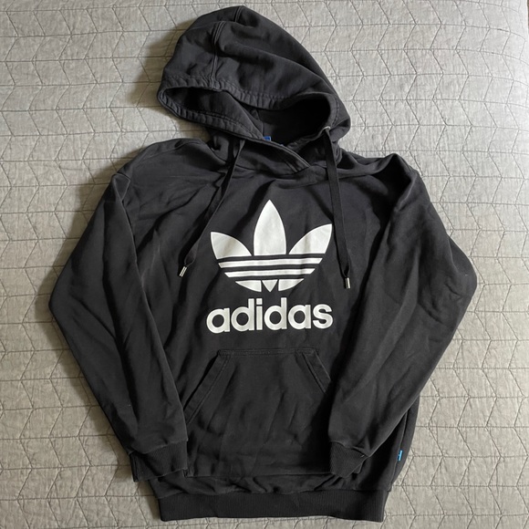 adidas Tops - Adidas hoodie black size small